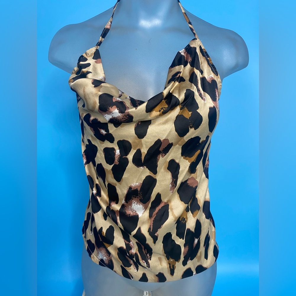 Cheetah print blouse